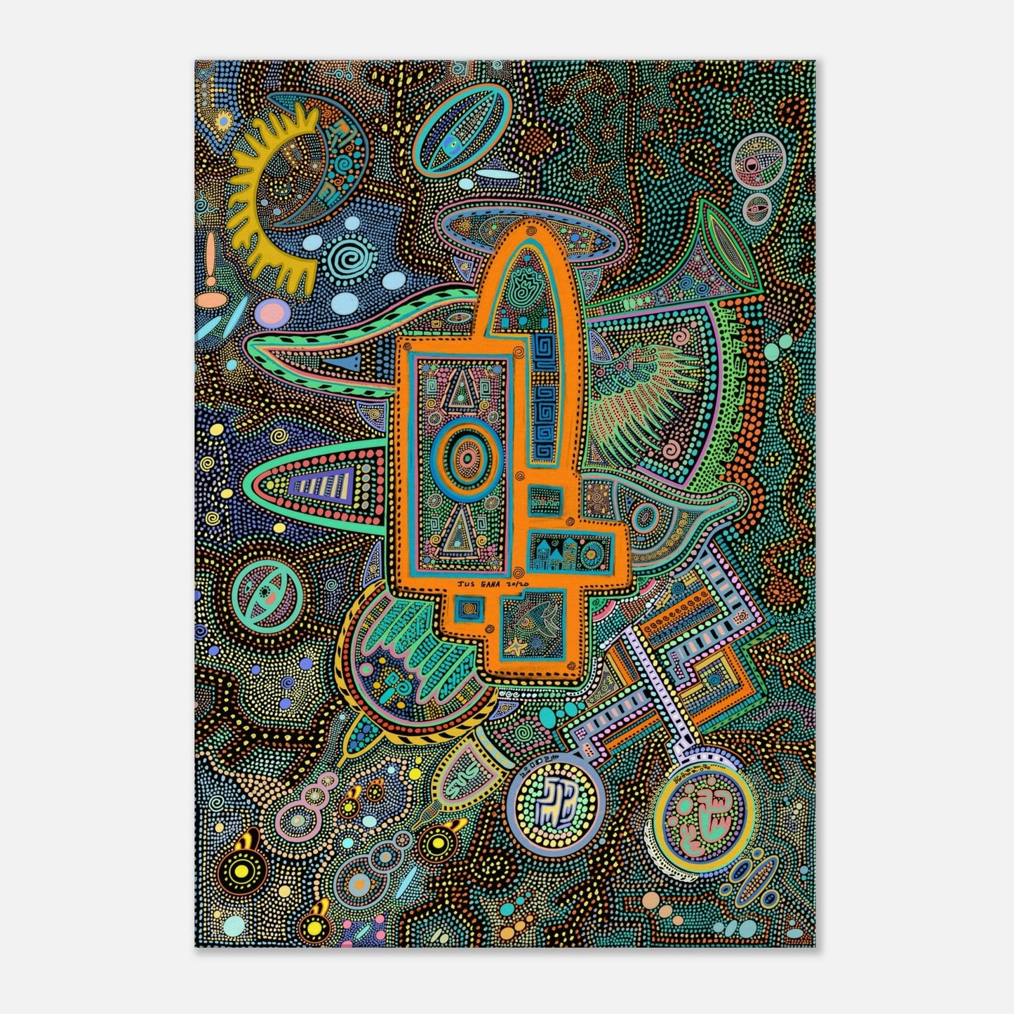 Meditations 1 - Matte Canvas Print - High Quality